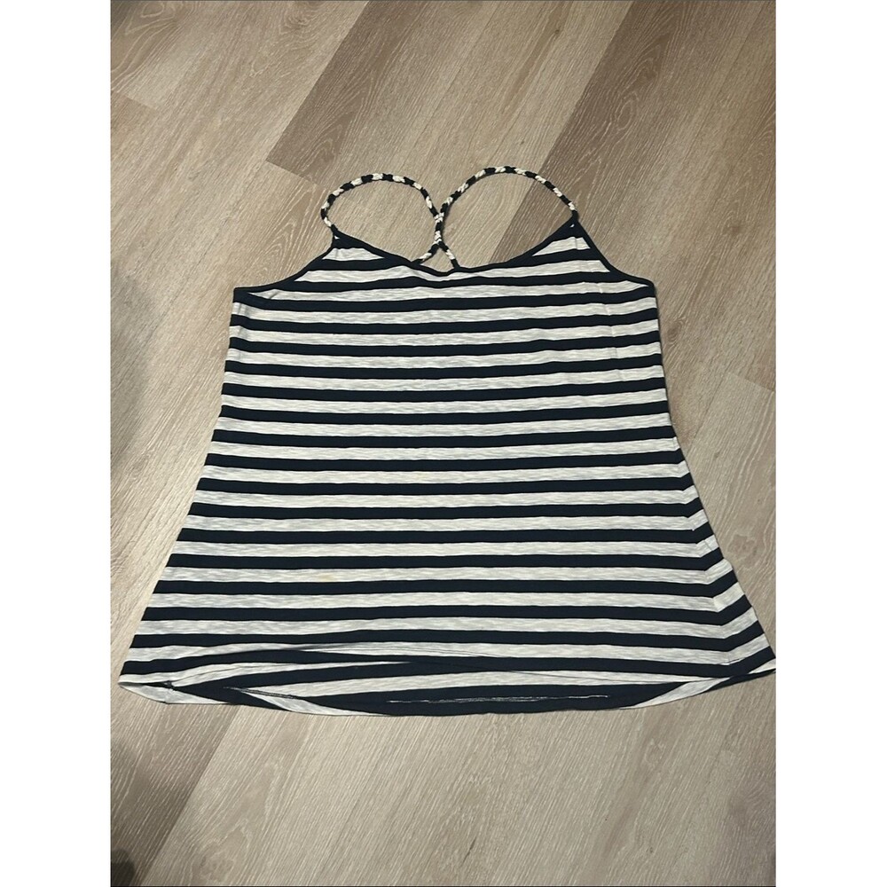 Derek Heart Plus Striped Rope Strap Racer Back Tank Top Sz 3X